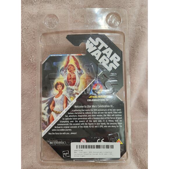 Star Wars McQuarrie Concept R2-D2 & C-3PO Celebration IV Exclusive NIB - Picture 2 of 2